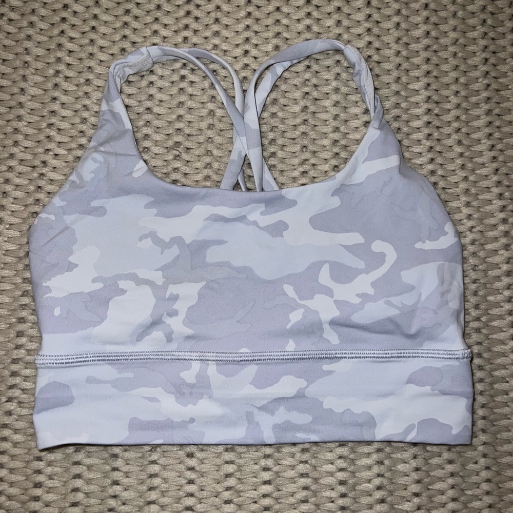 Lulu Lemon Army Gray Sports Bra